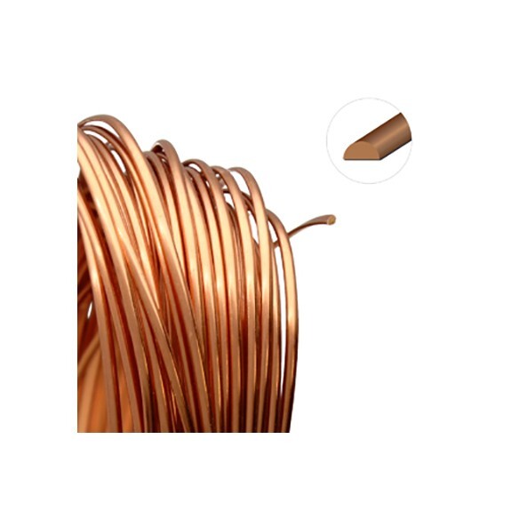 Half Round 21Ga Tarnish Resistant Copper Wire 7yd 41639 Craft Jewerly Wire