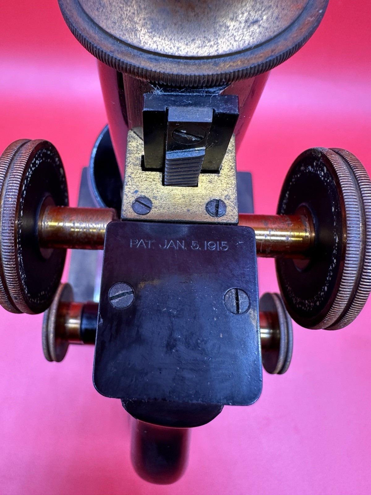 Vintage 1915 Bausch & Lomb Optical Co. Laboratory Microscope