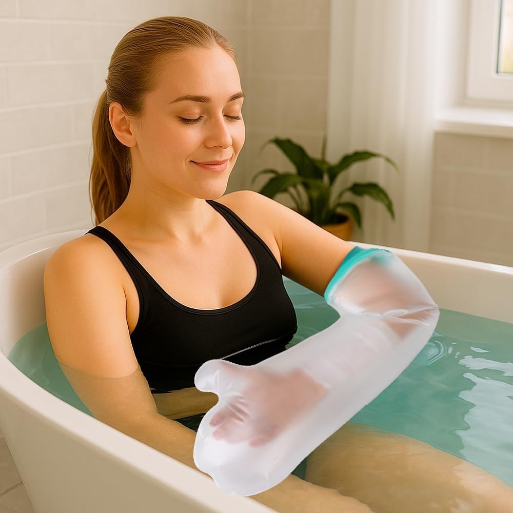 CIVJET Cast Covers for Shower Arm, Waterproof Cast Cover Arm for Swimming, C...