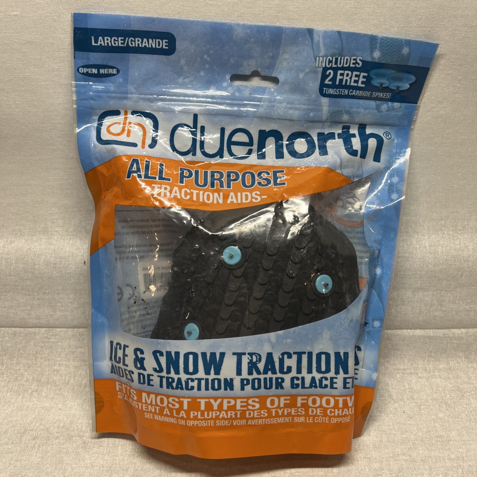 Traction Aids Due North All Purpose Large Size Men 10.5/13 Women 11.5/13 US Snow