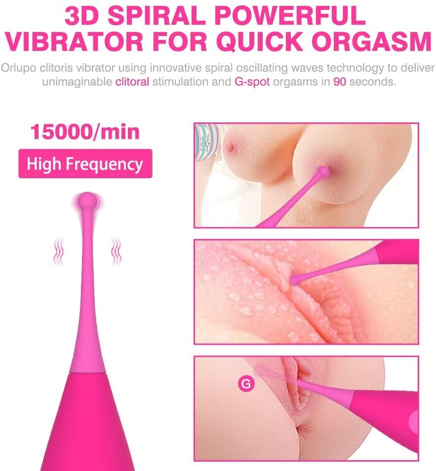 Multispeed Vibrator Bullet Dildo Anal G-Spot Massager Stick Sex Toy for Women