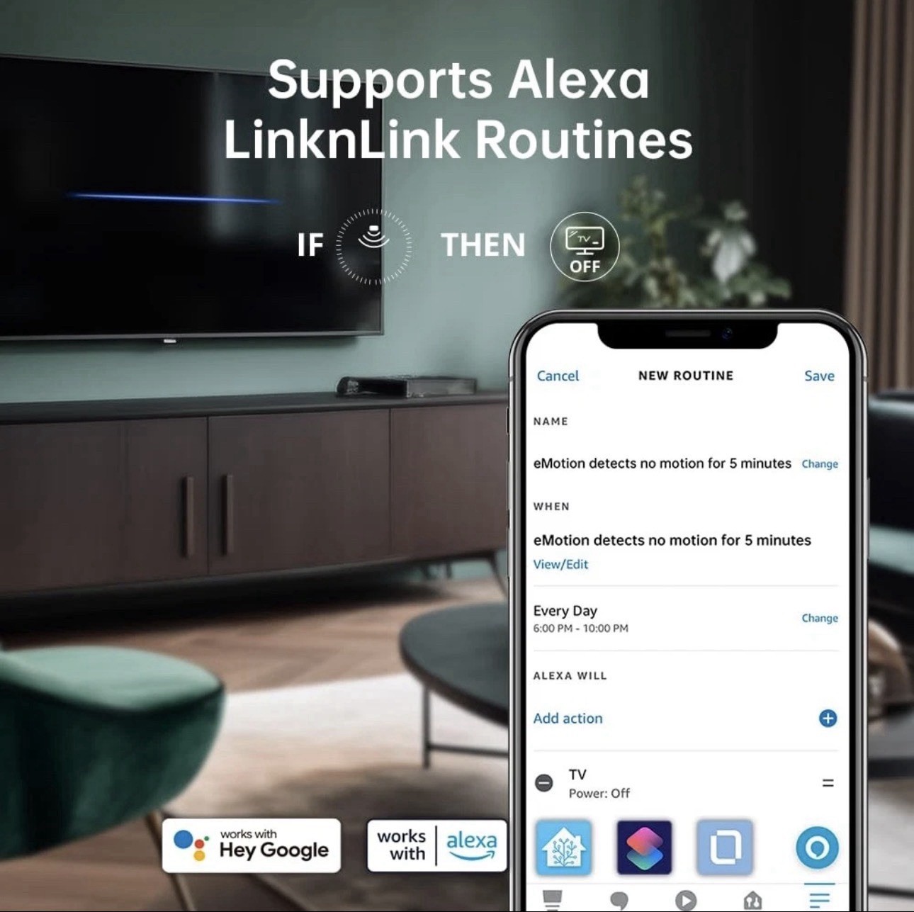 Linknlink Emotion Pro 24Ghz Mmwave Smart Home Bridge E- Motion Alexa