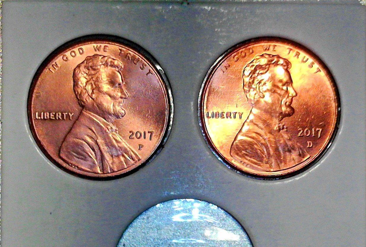 2017 P & D Lincoln Cent, Shield