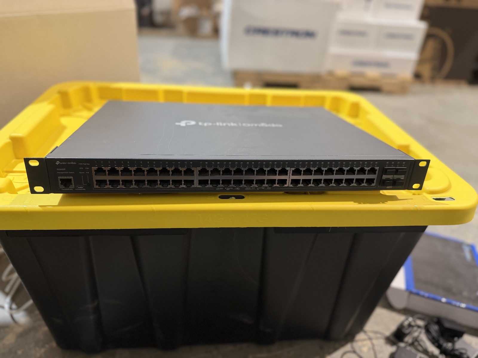 TP-LINK TL-SG3452P 52-Port Gigabit L2+ Managed Ethernet Switch w/ 48-Port PoE+