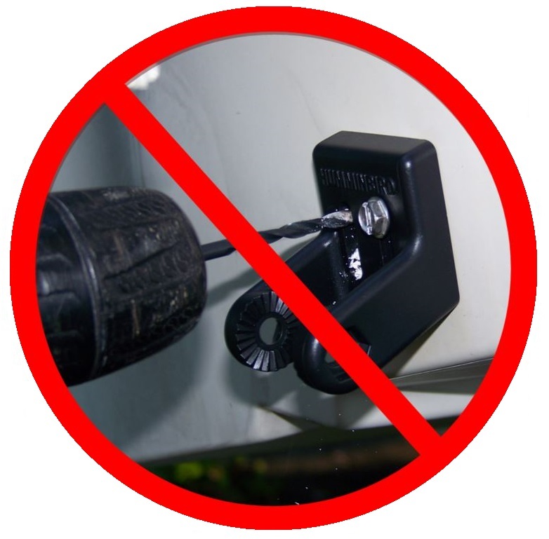 Stern Pad Standard Black - Transducer Mounting Kit (No Screwing into Boat)