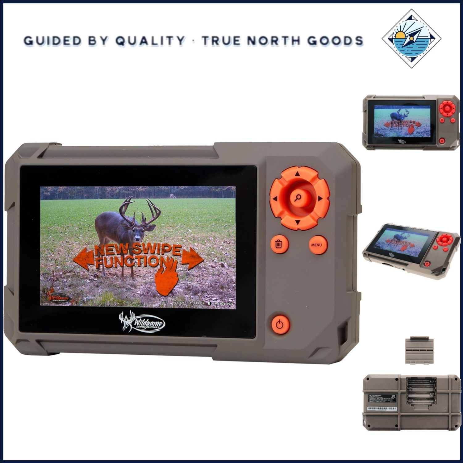 Portable SD Card Viewer for Wildlife Observation with 4.3" Touch Screen