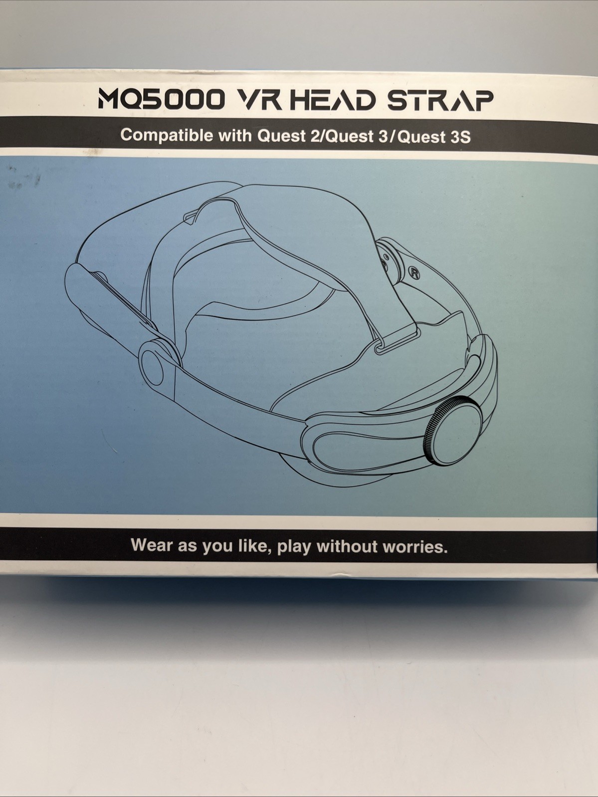 MQ5001 Head Strap for Meta Quest 3/Quest 3S/Quest 2, Enhanced Comfort. OPEN BOX