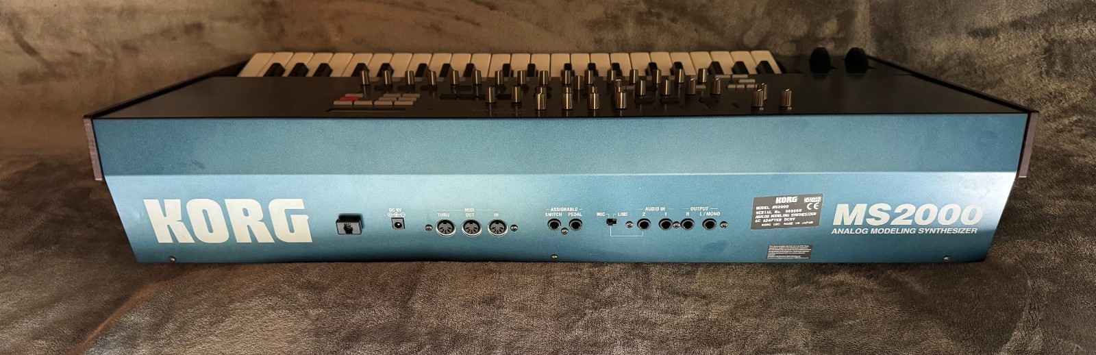 KORG MS2000 Virtual Analog Modeling Synthesizer with Original Power Supply