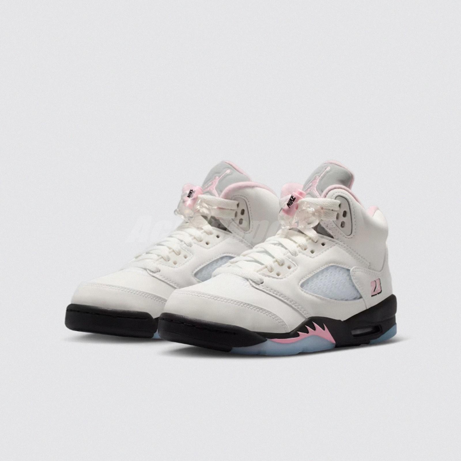 Nike Air Jordan 5 Retro OG GS AJ5 Medium Soft Pink Kids Youth Women HQ7980-102