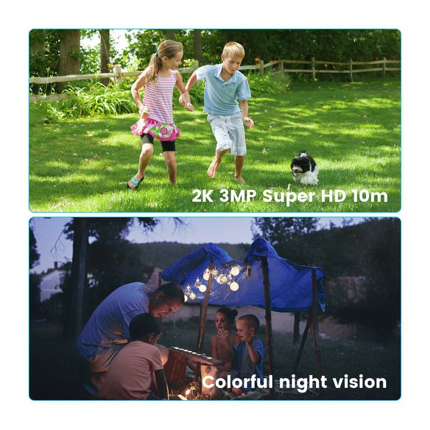 4G LTE Cellular Outdoor Wireless PTZ Security Camera Solar Battery CCTV