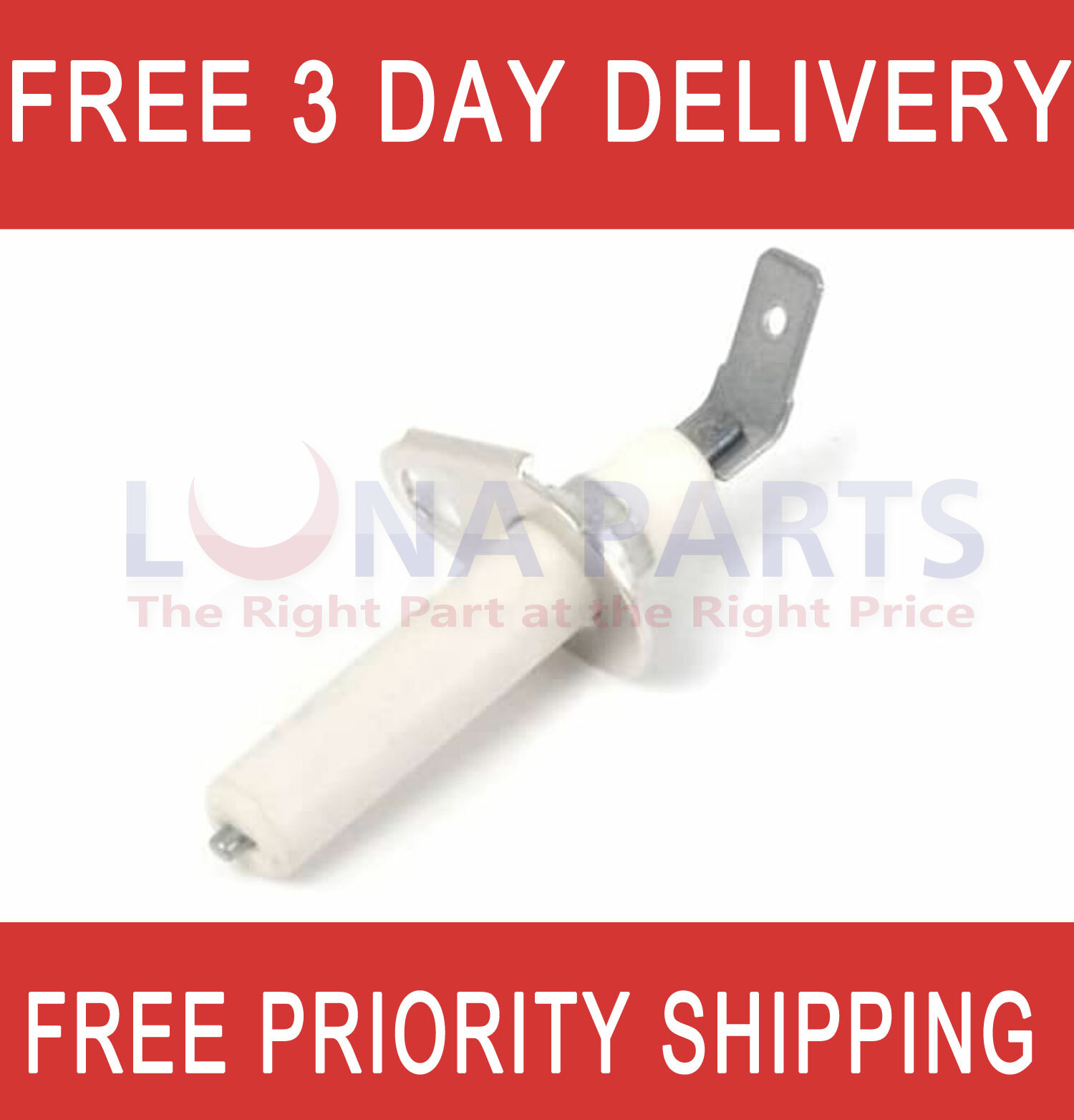 Gas Range Burner Ignitor Electrode for 8523793 WP8523793 AP6012852 PS11746068