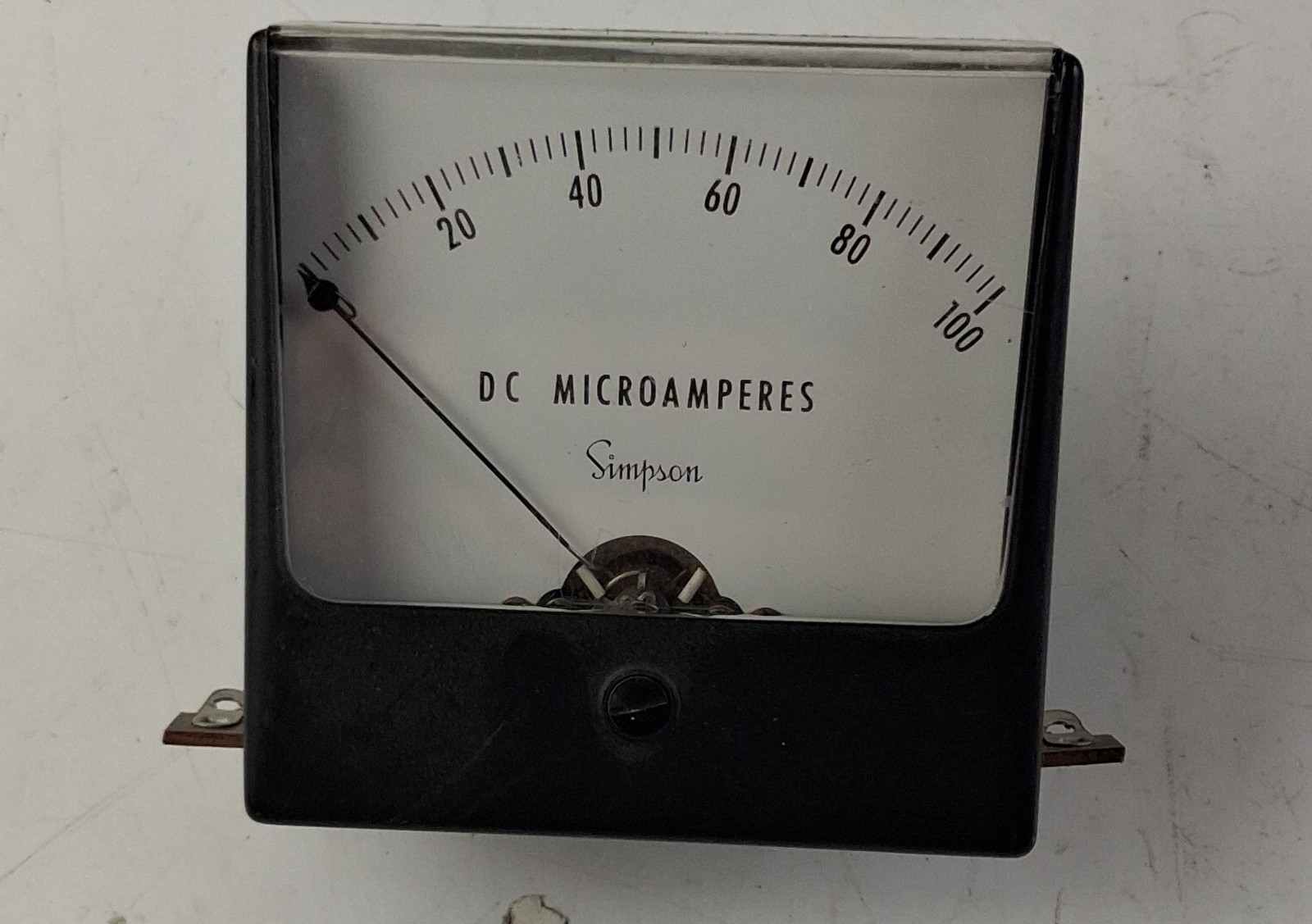 Simpson DC Microamperes 0-100