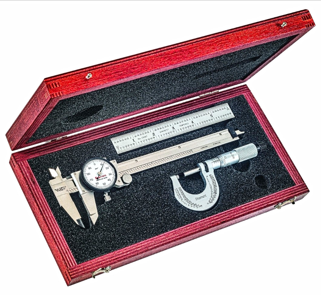 STARRETT Basic Precision Measuring Tool Set - Inch Set (S909Z)