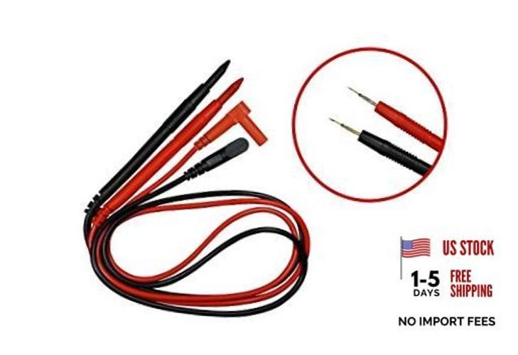 Test Probe for DMM Digital Multimeter Needle Point Gold-Plated 1000V 10A 35″