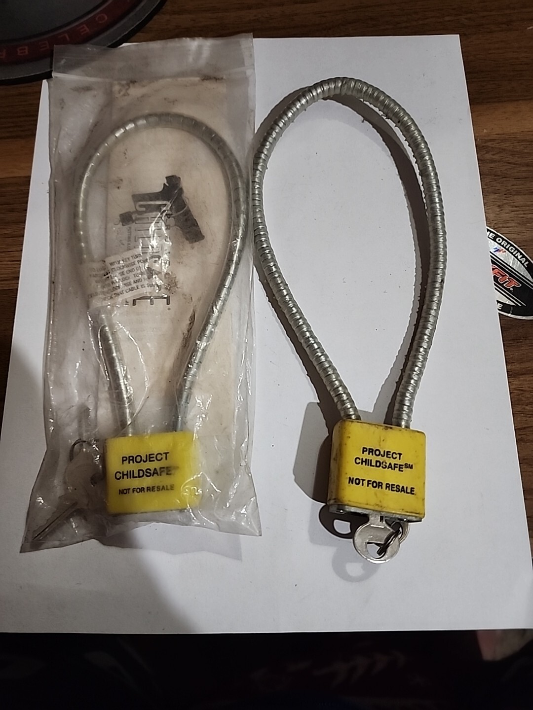 Remington Firearm Cable Gun Lock Safety Device Green + Child Safe Lock