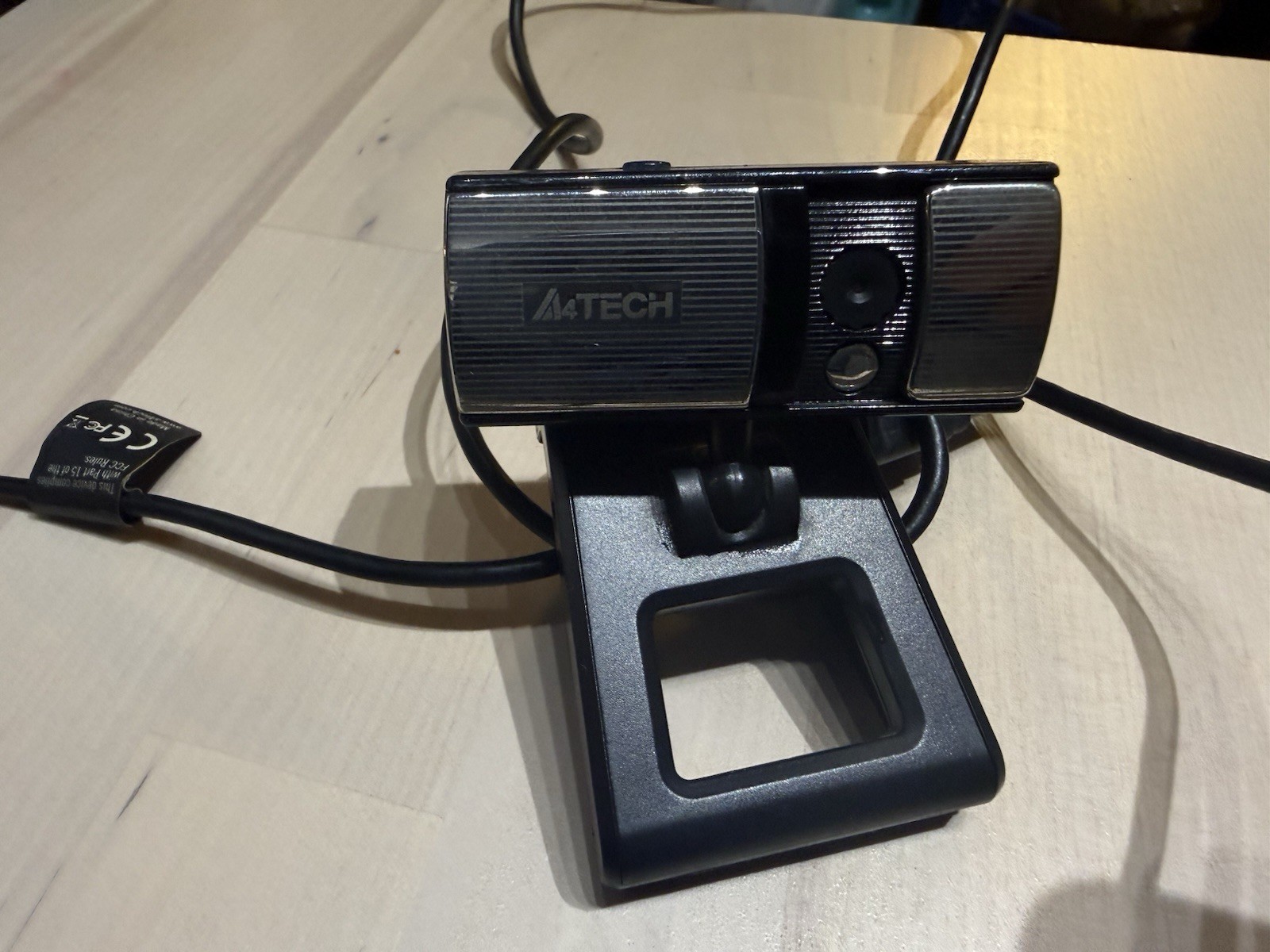 A4TECH Webcam Clip-On USB 2.0 Computer Webcam, Black
