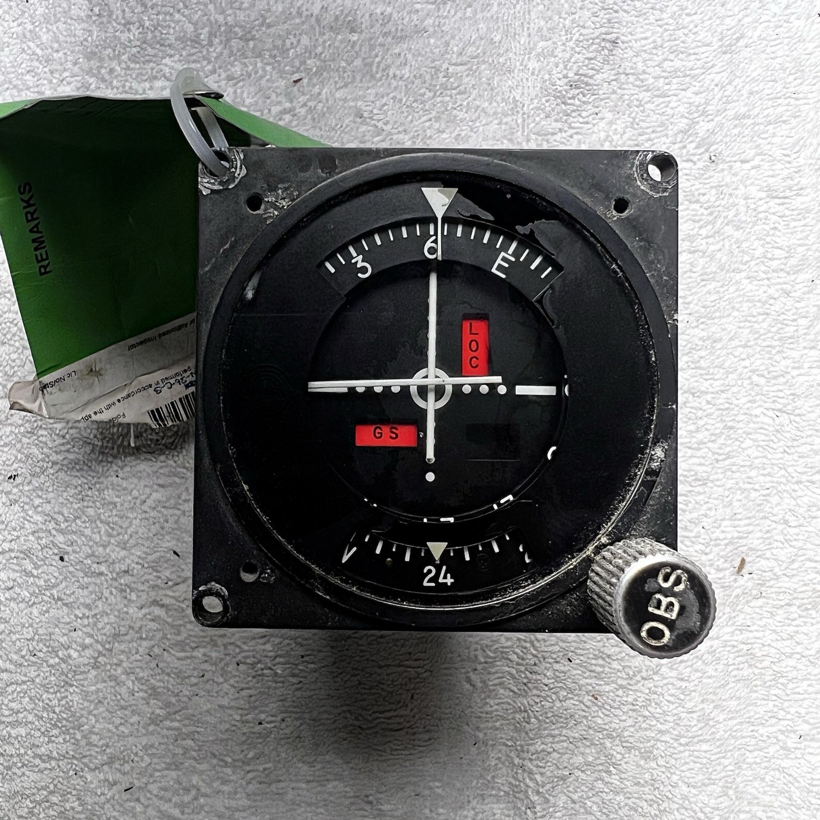 Collins Course Indicator PN: 522-3306-011 Serviceable