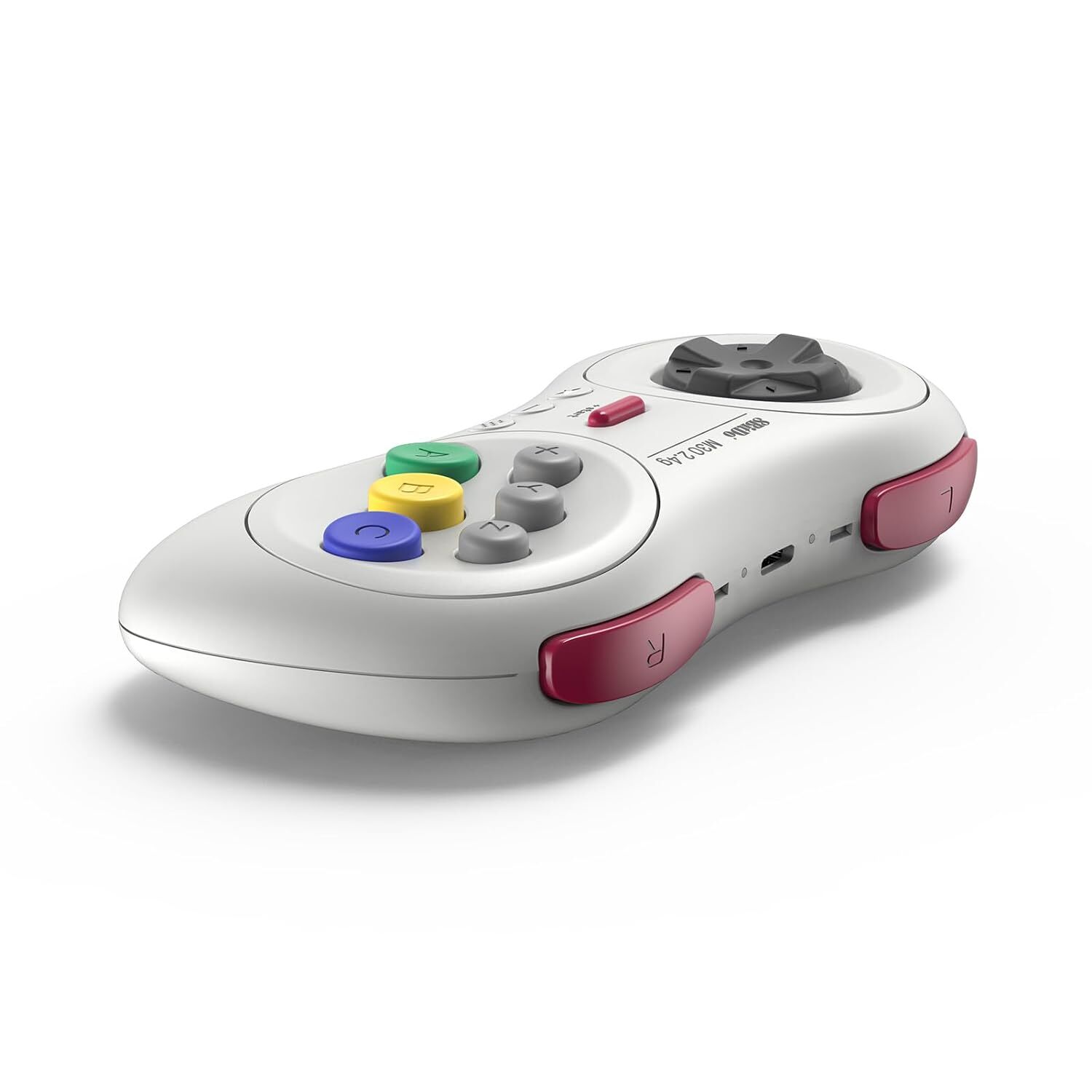 8Bitdo M30 Wireless Controller for Sega Genesis Mini, Nintendo Switch - White
