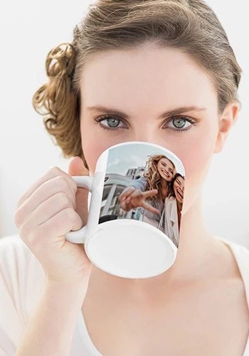 White Ceramic Mugs 12 oz Sublimation Blanks (2 Pack)