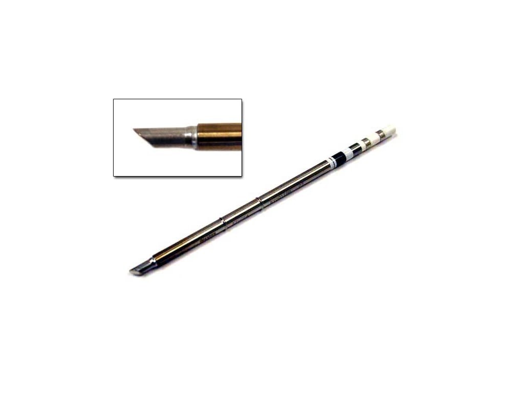 Hakko T15-CF4 - T15 Series Soldering Tip; Bevel; 4mm/45° x 11.5mm (tinned on