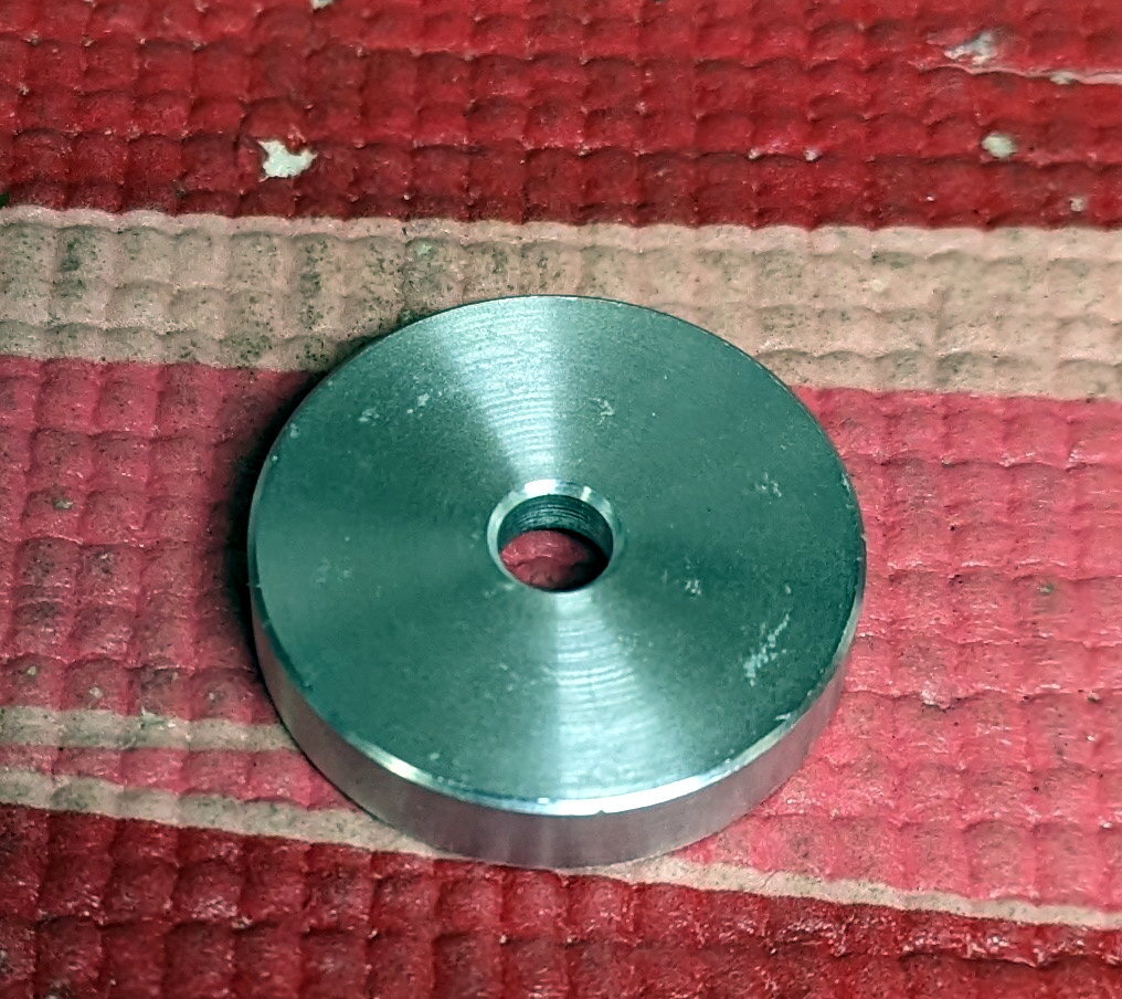 OEM metal 45 adapter from Technics SL-1200 MK2-A turntable