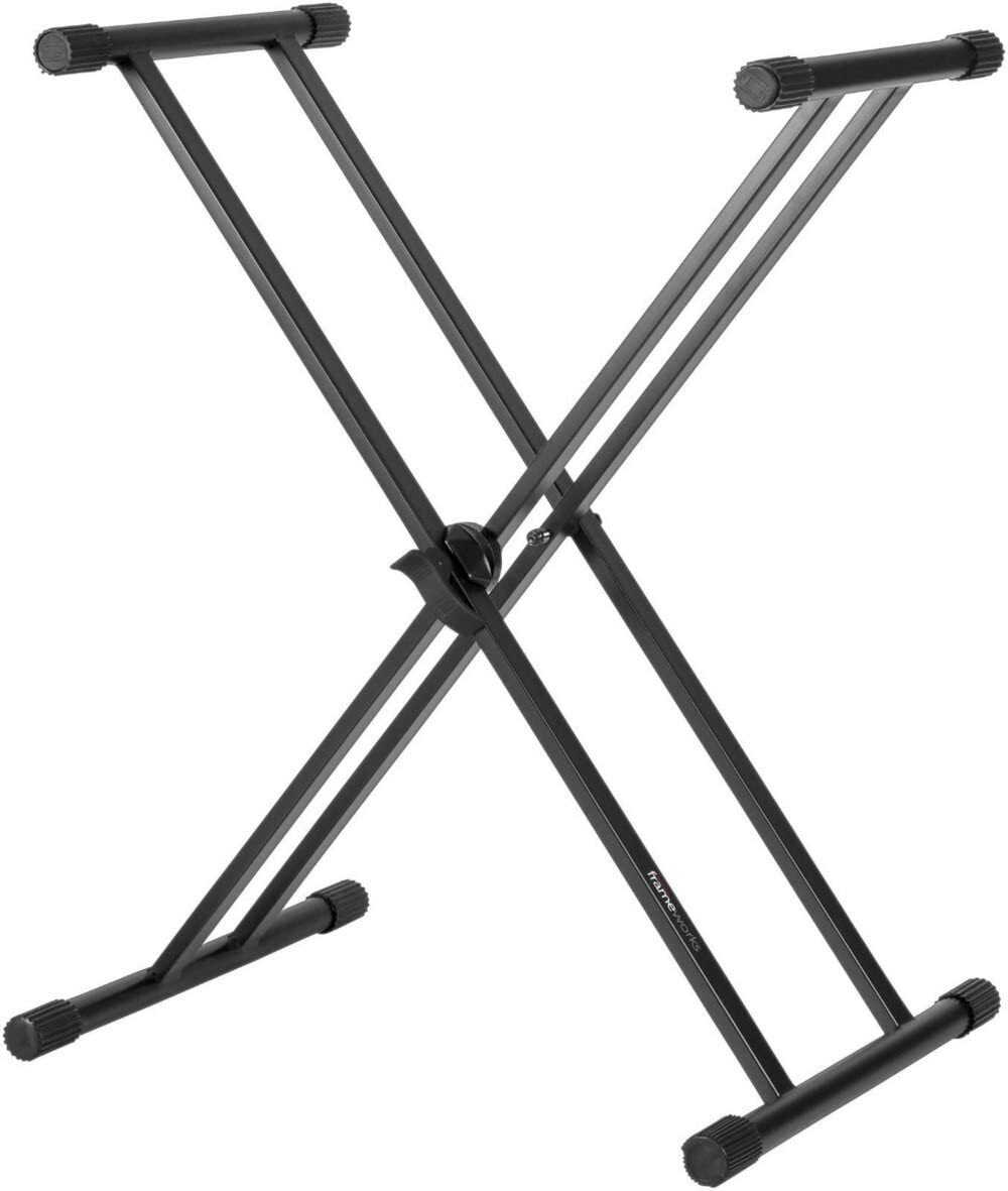 Gator Frameworks Double Brace X-Style Keyboard Stand with Adjustable Height