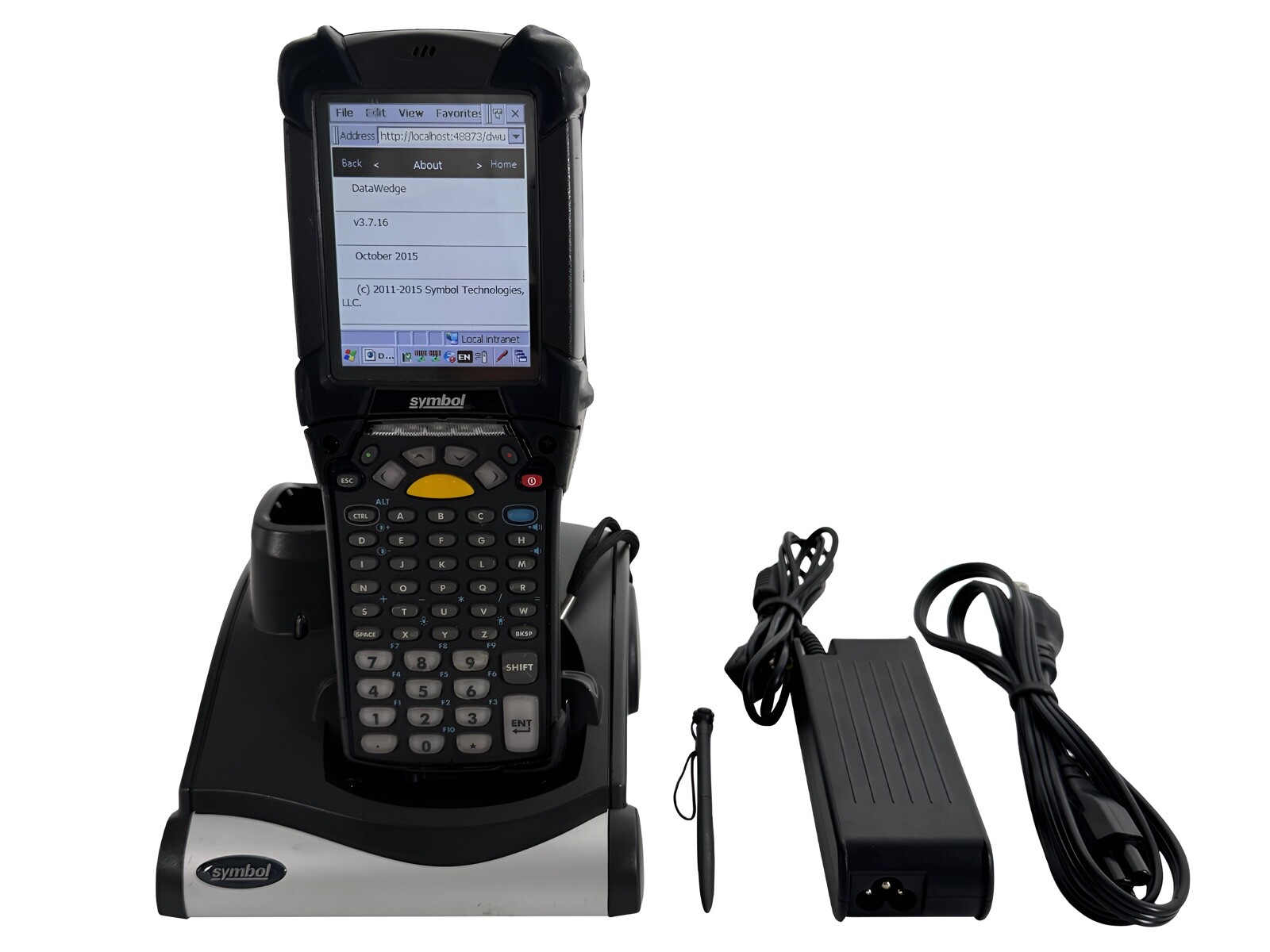 🔥Symbol MC92N0-GJ0SYEYA6WR Windows CE 7.0 HIGH MEMORY Barcode Scanner w/Kit⚡️
