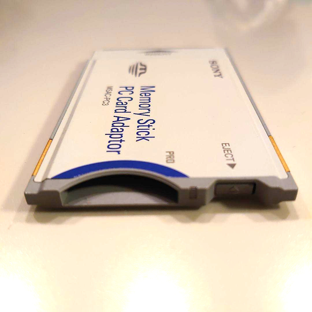 SONY Memory Stick Card Reader Adapter MSAC-PC3 PCMCIA ATA 16bit PC Card Type II