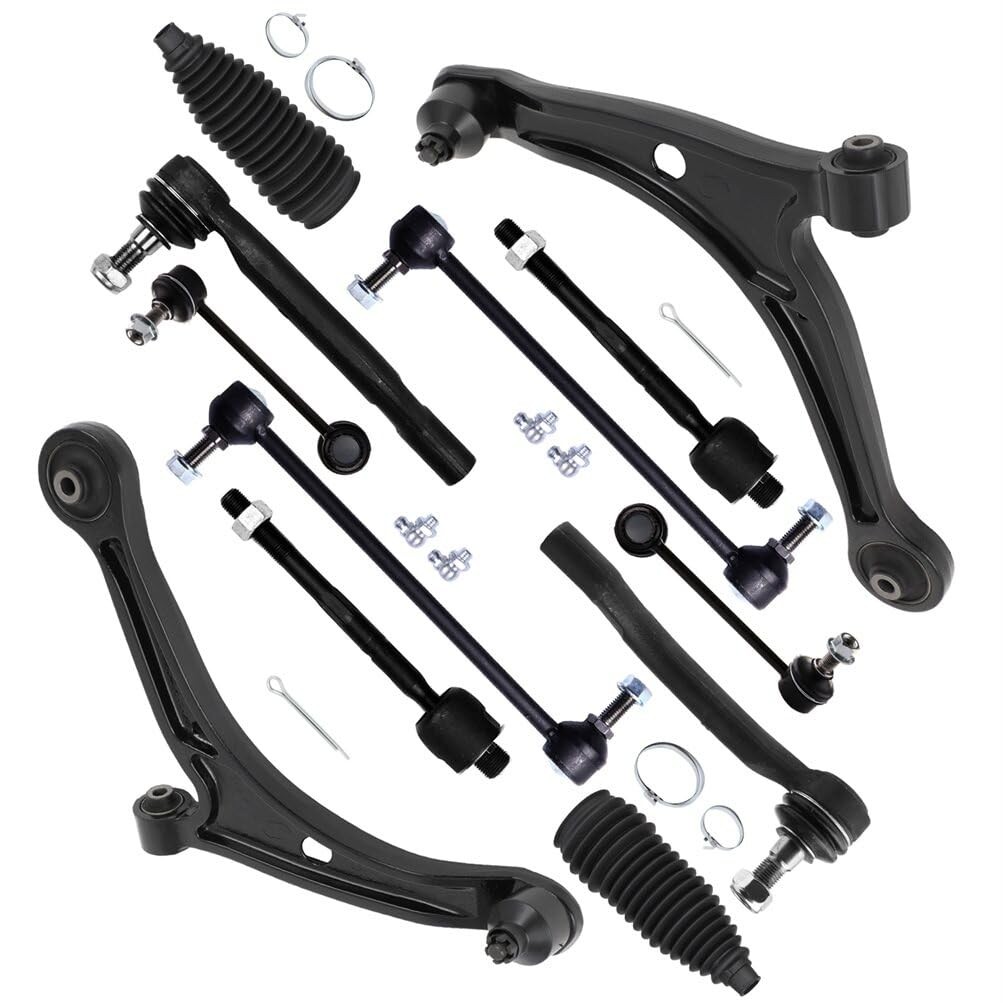 12pcs Front Suspension Kit for Pilot MDX 2001-2005 Lower Control Arm Ball Joint