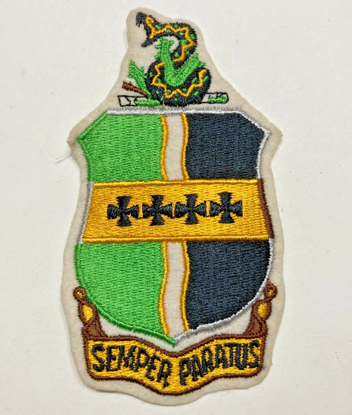 WW2 US Army Air Force 9th Bomb Group Wool Patch 5"