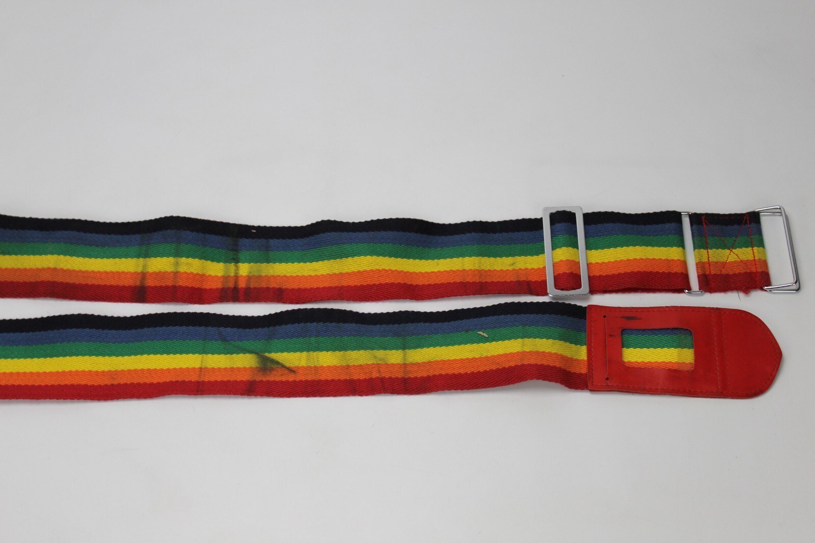 Vintage Rainbow Luggage Strap Read Description