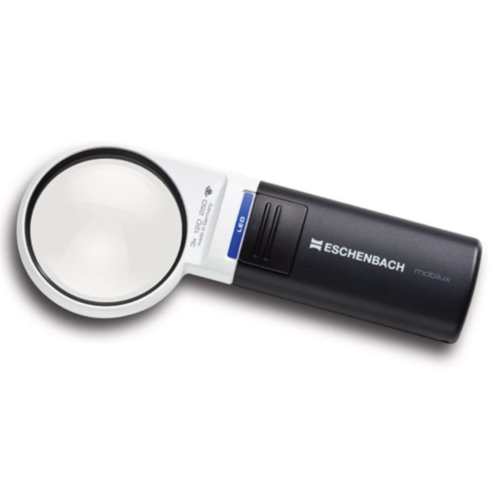 ESCHENBACH handheld magnifier Mobilux LED magnification 10 times with LED light
