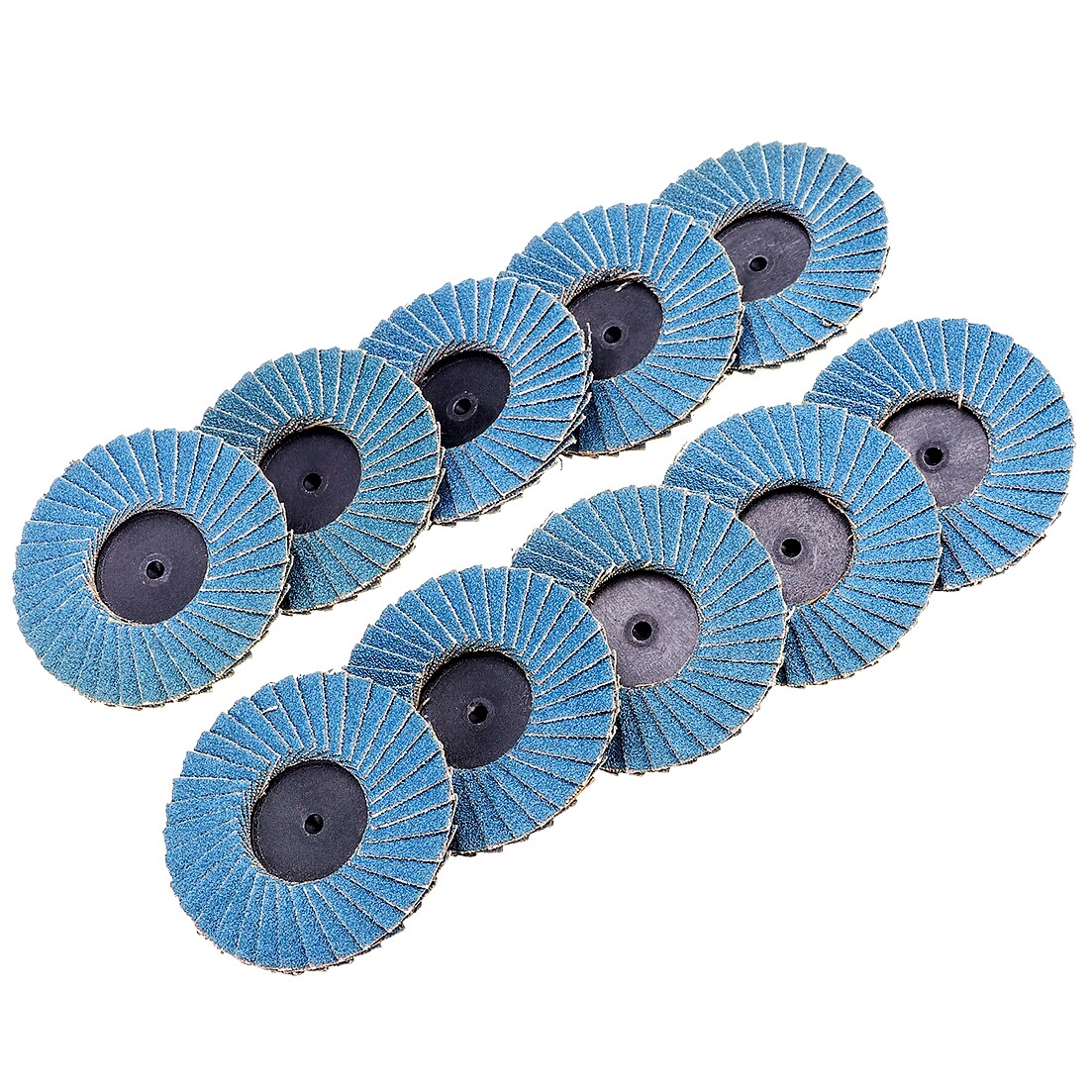 3" Zirconia Flap Sanding Grinding Wheel Die Grinder RollLock Disc 40 Grit Coarse