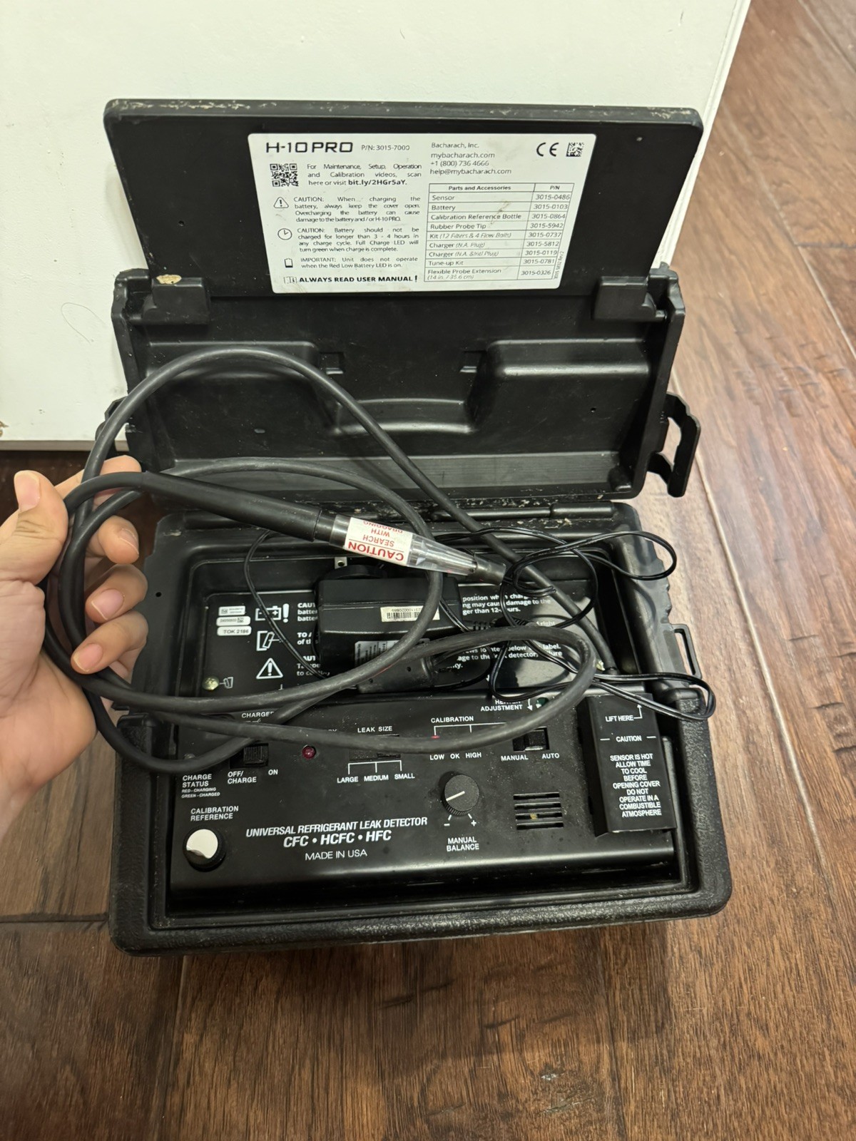 Bacharach H-10 PRO Refrigerant Leak Detector CFC HCFC HFC