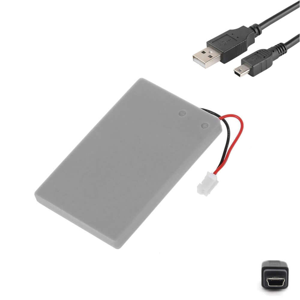 1800mAh 3.7V Rechargeable Battery Pack FOR SONY PS3 +USB Data /Charging Cable