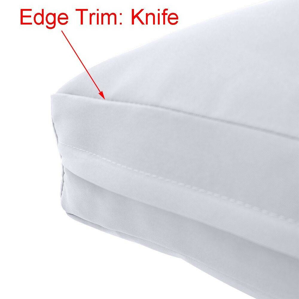 COVER ONLY STYLE 1 Mattress Pillow Daybed Porch Swing Knife Edge Full AD106