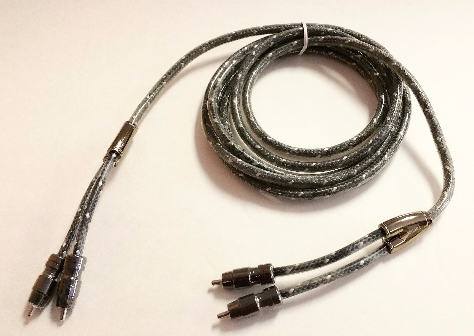 VOODOO SILVER plated OFC 10FT 3M RCA Interconnect