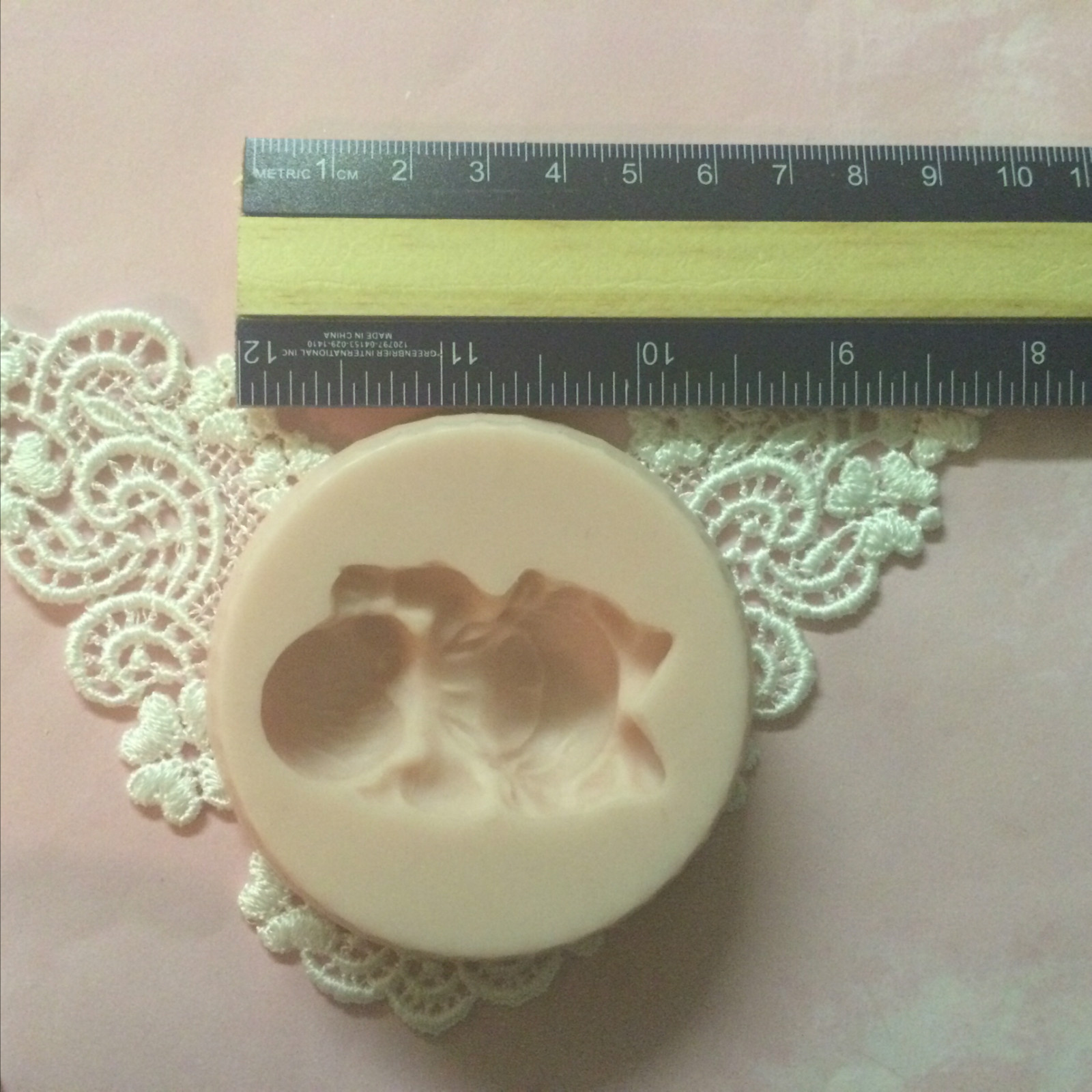 Sleeping baby silicone mold fondant cake decorating APPROVED FOR FOOD