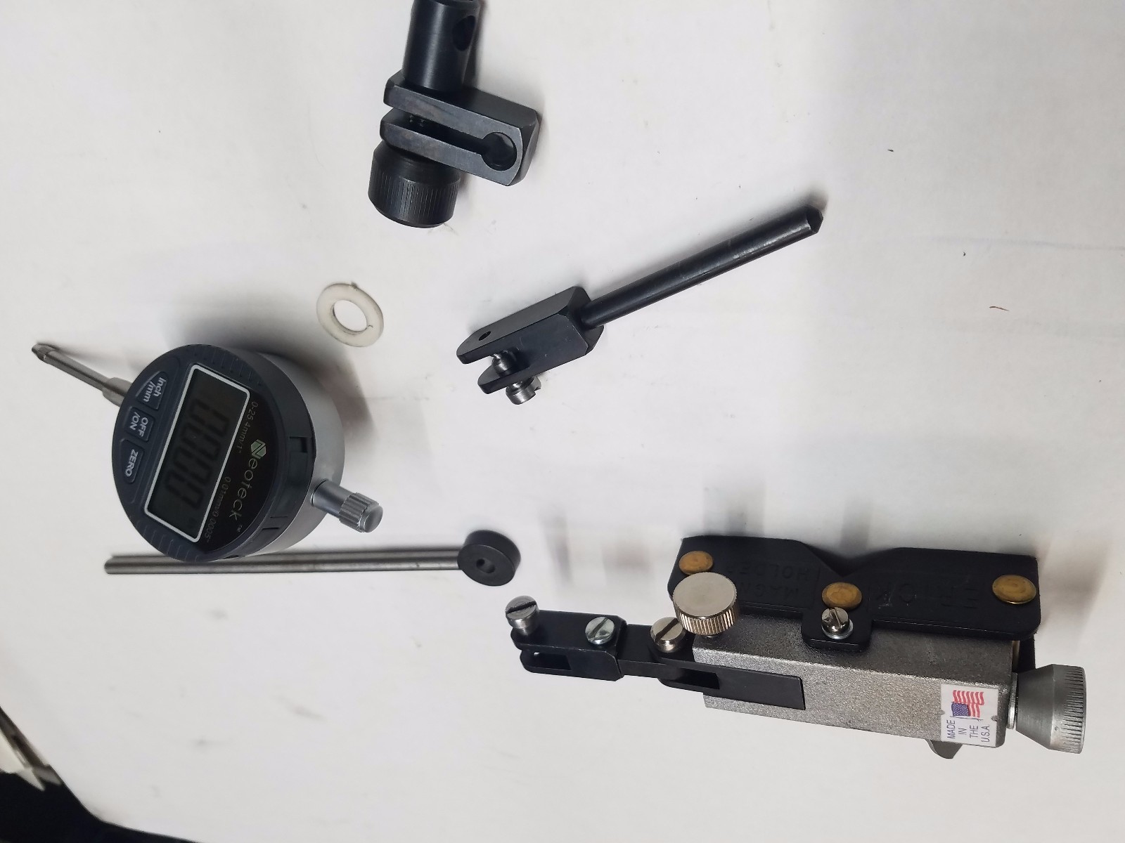 Indicator holder kit complete precision horizontal adjustment New Made in USA
