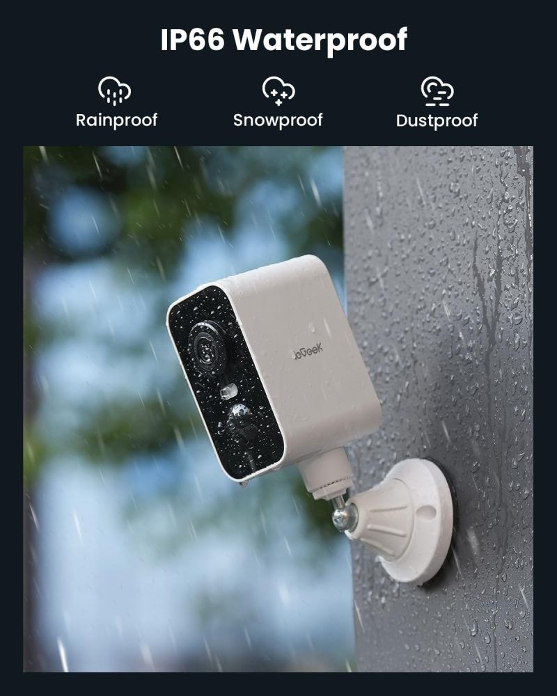 ieGeek 4G LTE Cellular Security Camera Wireless Outdoor,No WiFi Solar Powered