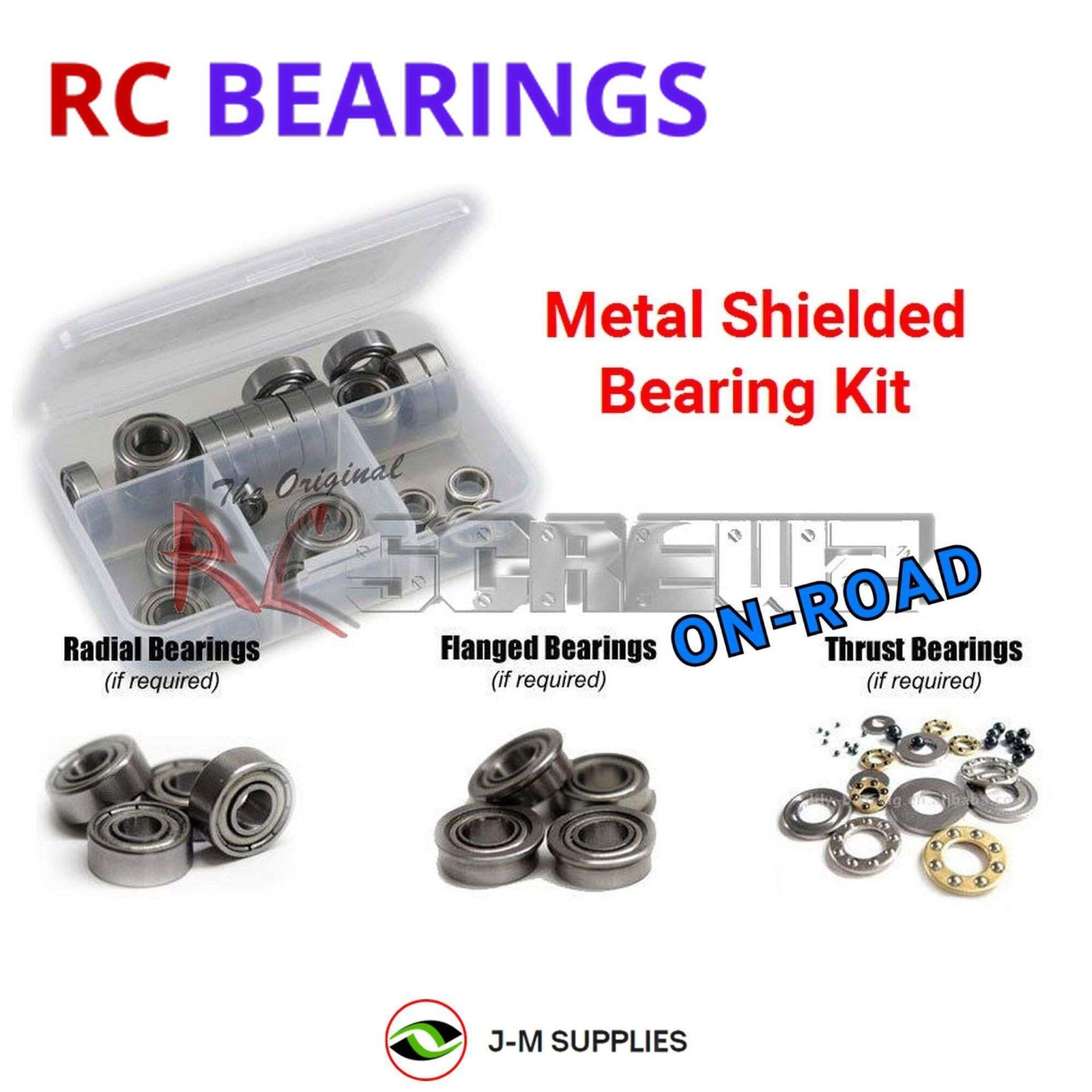 RCScrewZ Metal Shielded Bearings klr002b for Killerbody Mercury (48780) | SET