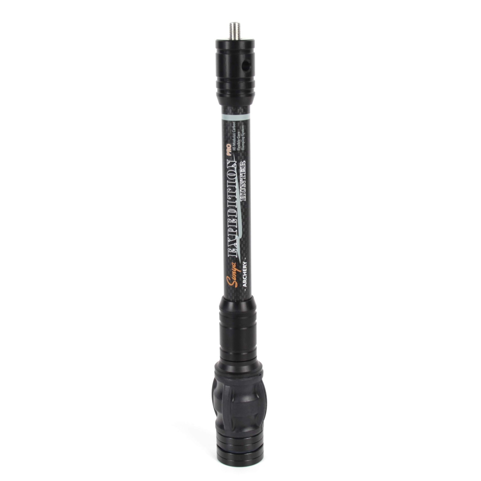 Archery Bow Stabilizer for Compound Bows, Carbon Fiber, Damping System, 8"-15
