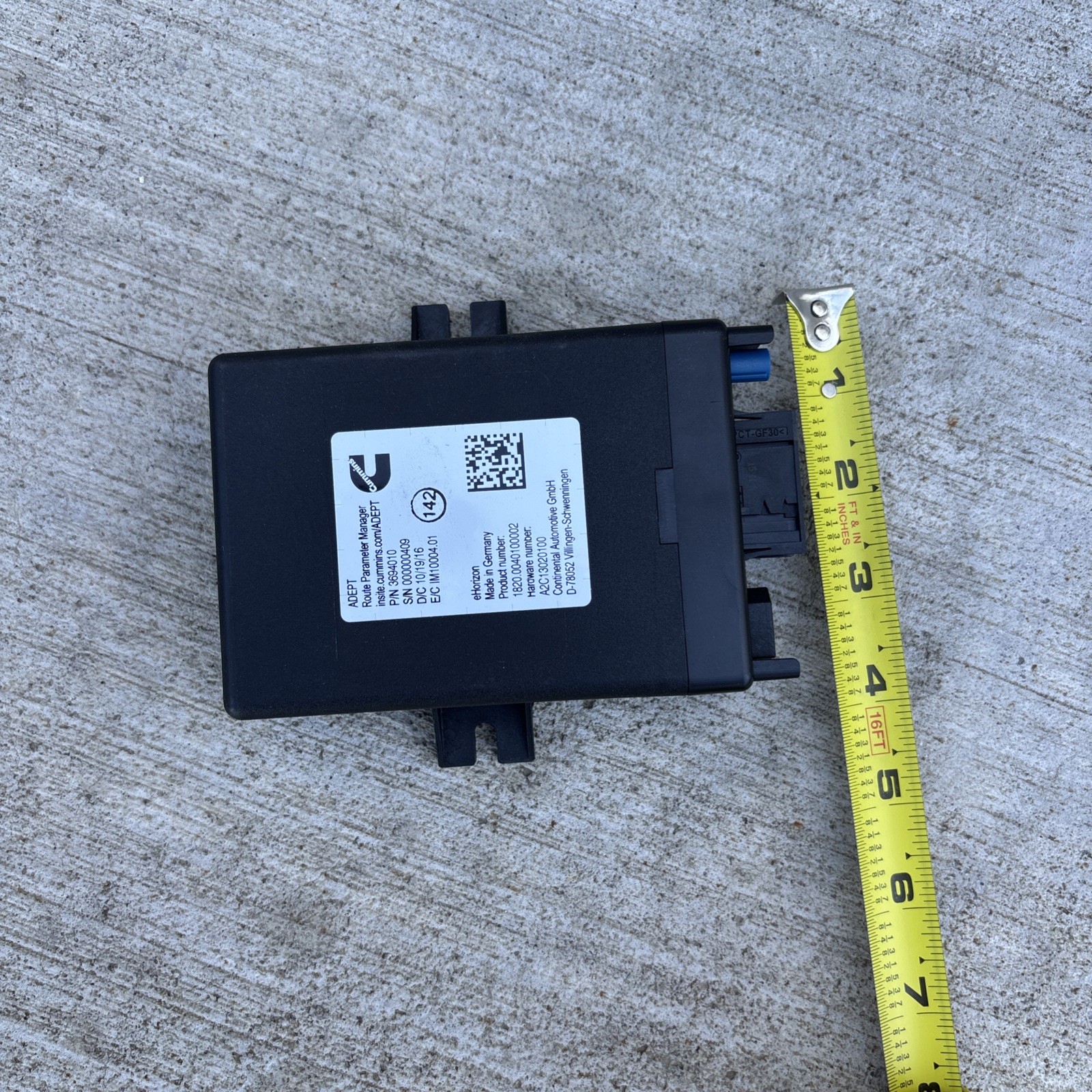 CUMMINS 3694010 - Route Parameter Manager Module