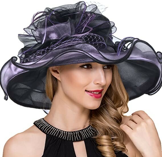 Women's Church Derby Dress, Bridal Cap British Tea Party Wedding Hat 12 COLORS