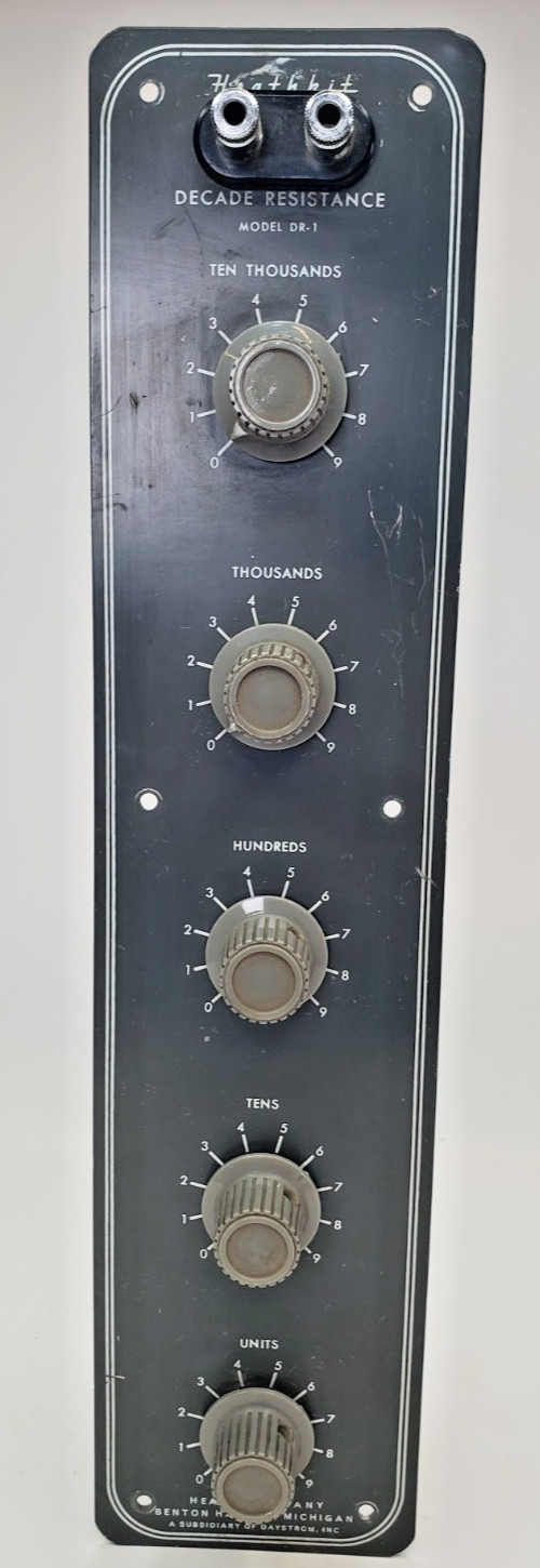 Heathkit Model RD-1 Resistance Decade Subsitution Box Circuit Prototyping USA