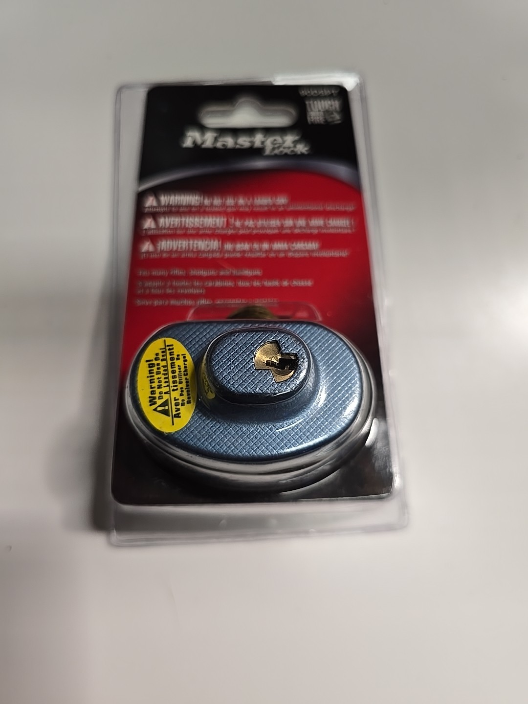 New In Box Master Lock 90DSPT Keyed Gun Trigger Lock 1 Pack Gun Lock With 2 Keys
