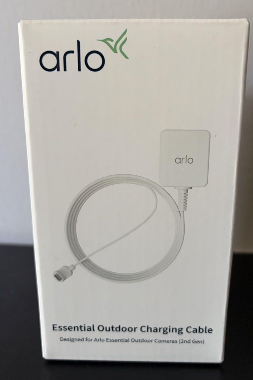 NEW Arlo Outdoor USB-C Charging Cable, Arlo Certified Accessory 25 ft. VMA5700