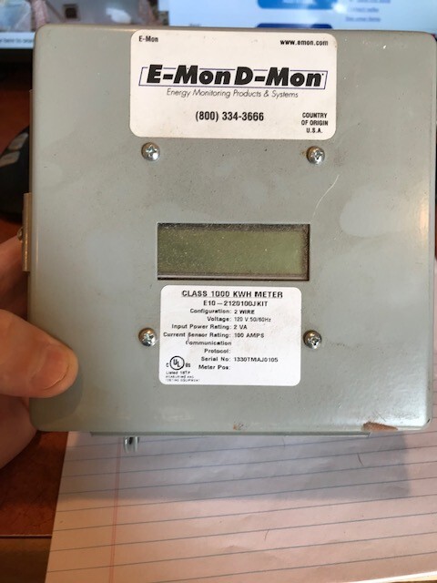 E-Mon D-Mon metering device 2120100J kit