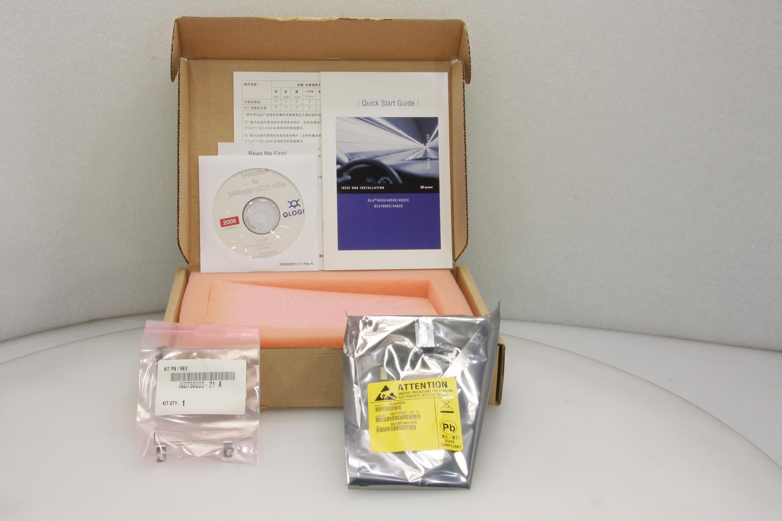 QLOGIC IS0710407-01 C Single GbE RJ-45 iSCSI Port PCI-X SP. TESTED. SKU187192