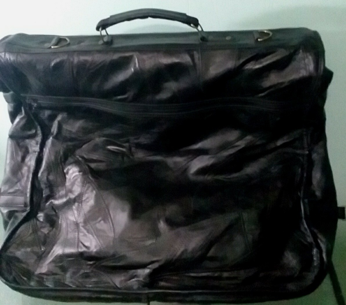 Marine Corps Genuine leather Dress Suit garment Bag /Scholarship Foundation 1962